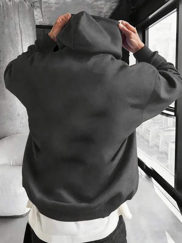 Preppy Lettering Men's Casual Street Hoodie